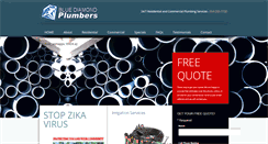 Desktop Screenshot of bluediamondplumbers.net
